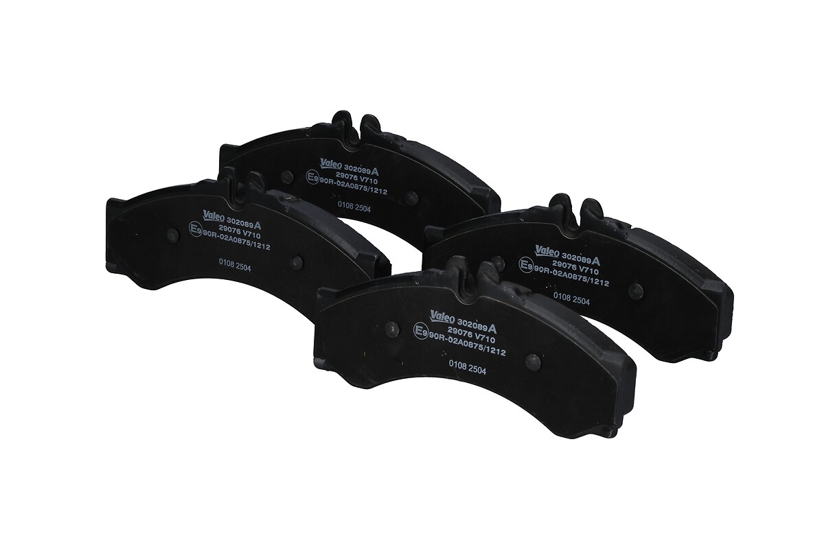 Jeu de 4 plaquettes de frein VALEO ref. 302089A